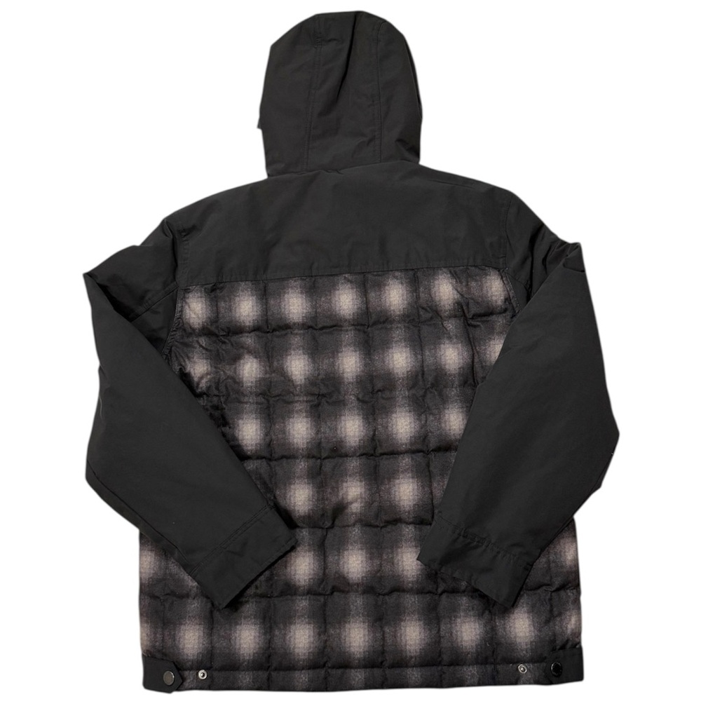 Pendleton Down Filled Winter Coat Parka Plaid Hoo… - image 2